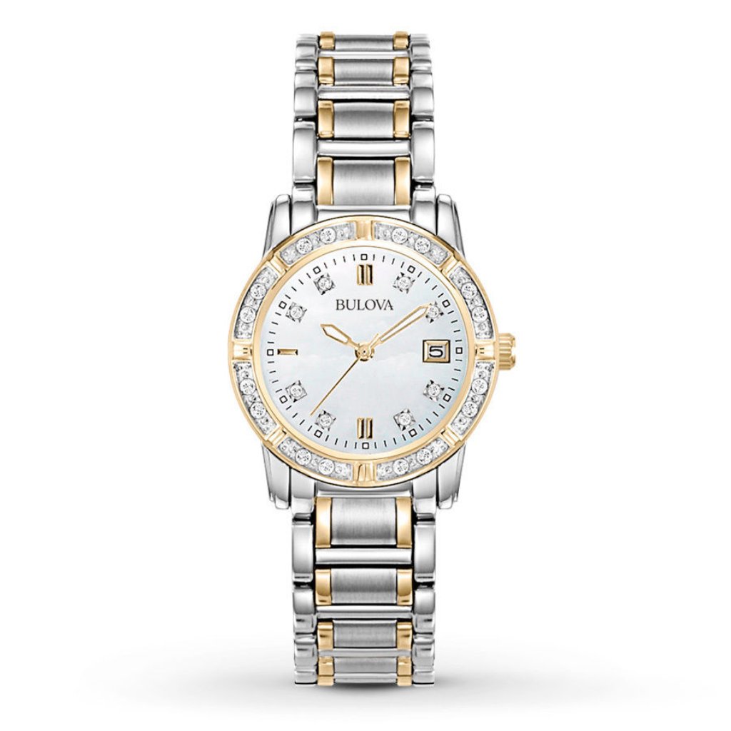 Sale Bulova Womens Diamond Accents 26mm Watch